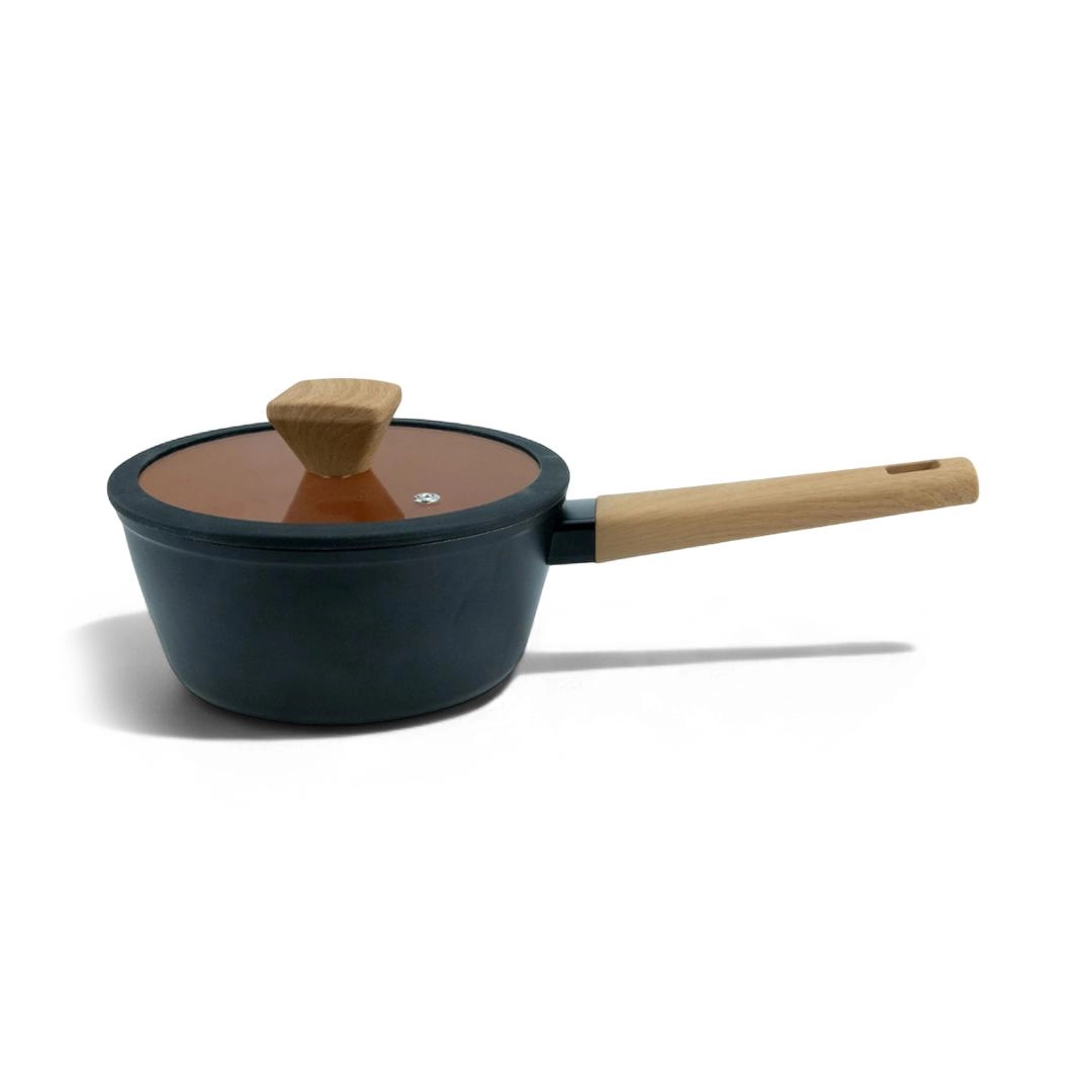 Panela Inducao Norma 20cm 2,2l Preta Tp Vidro Rev Ceramico Fullfit