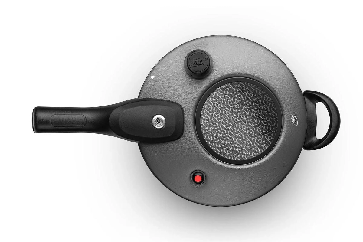 PANELA PRESSAO 6600 GRAFITE 4,5LTS 20CM C/ VISOR VIDRO FECHAMENTO EXTERNO MTA