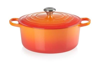 PANELA REDONDA 28CM SIGNATURE LARANJA 21177280902430 6,7L LE CREUSET