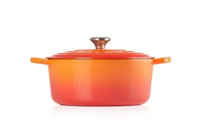 PANELA REDONDA 28CM SIGNATURE LARANJA 21177280902430 6,7L LE CREUSET