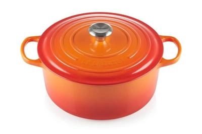 PANELA REDONDA 28CM SIGNATURE LARANJA 21177280902430 6,7L LE CREUSET