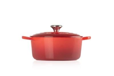 PANELA REDONDA SIGNATURE VERMELHO 24CM 211772406 4,2L LE CREUSET