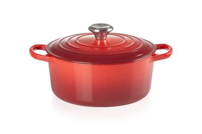 PANELA REDONDA SIGNATURE VERMELHO 24CM 211772406 4,2L LE CREUSET