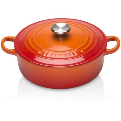 PANELA RISOTTO 30CM SIGNATURE LARANJA 21179300902430 6,4L LE CREUSET