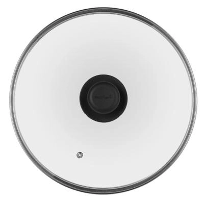 Panela Wok 28 cm 4,5 Litros com Tampa de Vidro Multiflon 