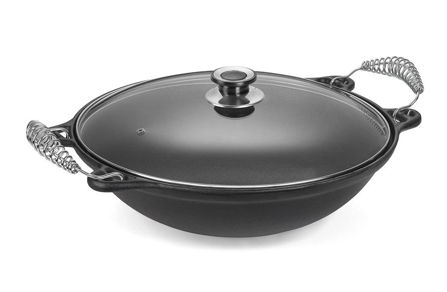 Panela Wok 878 385/6lts Tampa Vidro Fumil