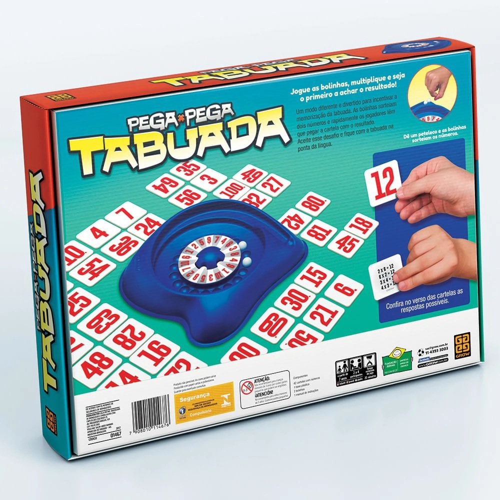 Pega-pega tabuada - Grow
