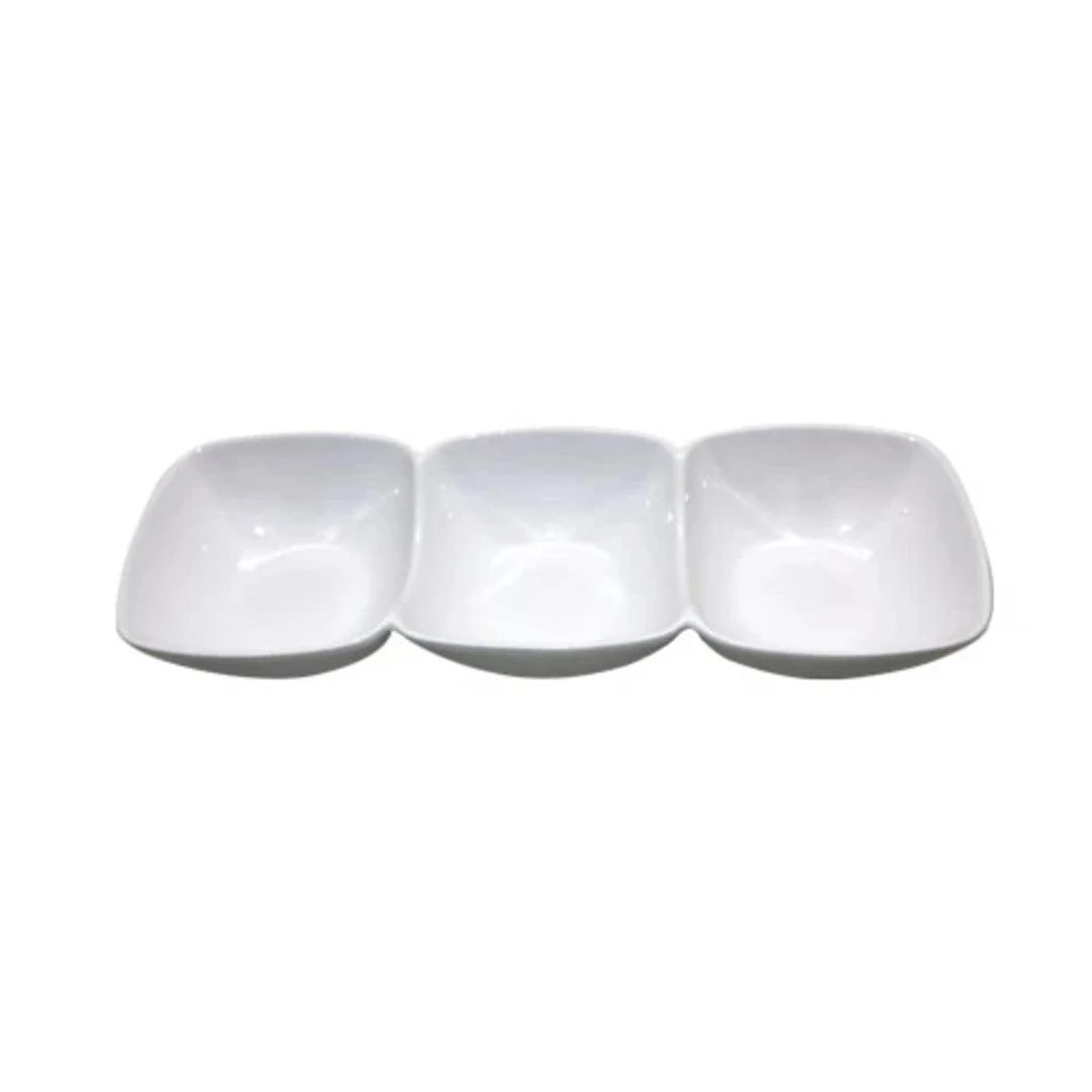 PETISQUEIRA 31250 NEW BONE CHINA BLANC 3 DIV 31,8CM FULLFIT