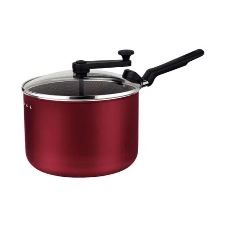 Pipoqueira Loreto 3,5 Litros 20 cm Tampa Vidro Tramontina - Vermelho 