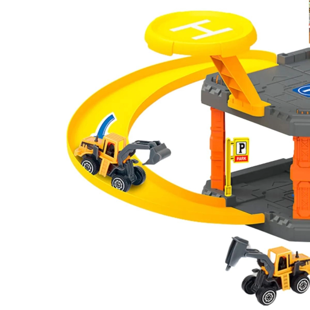 PISTA C/ ESTACIONAMENTO E CAMINHAO CONSTRUCAO SPEEDSTER PIT STOP WB12227 WELL KIDS