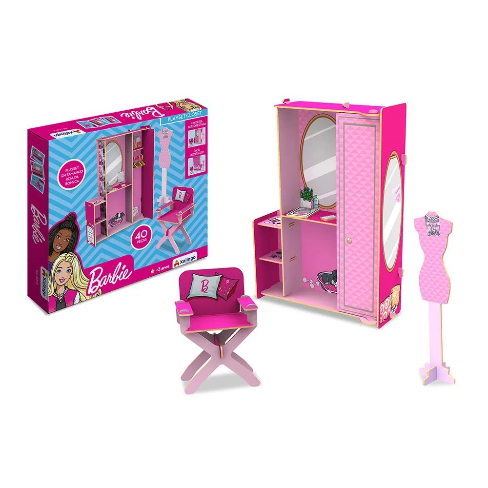 PLAYSET CLOSET DA BARBIE 2329.8 XALINGO