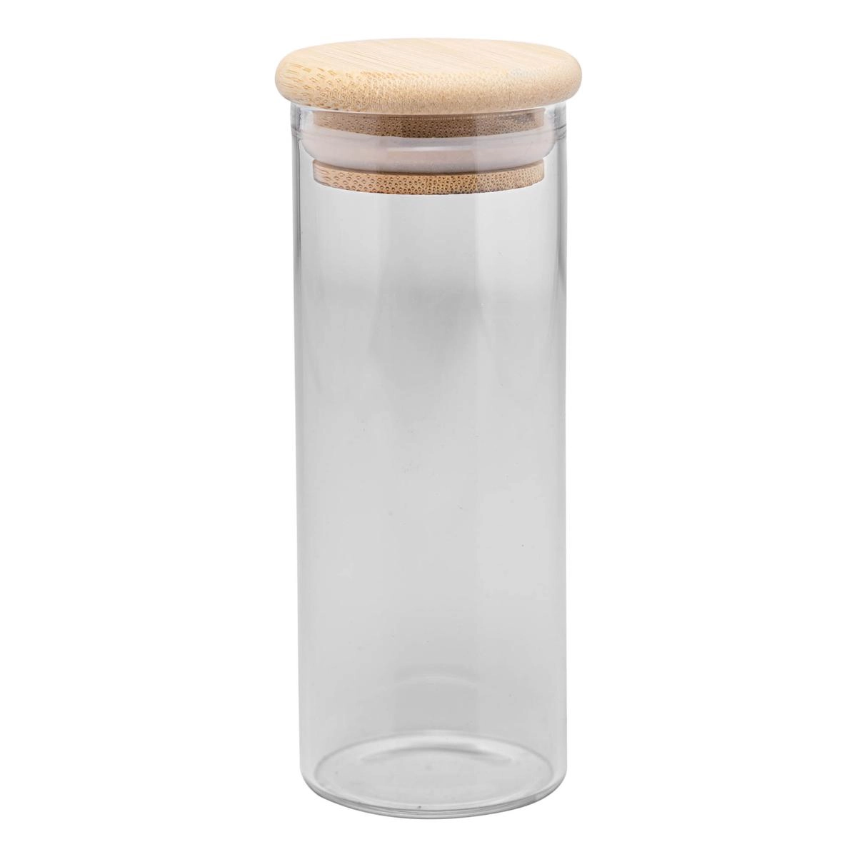 Porta Condimento 160ml Vidro C/ Tampa Bambu Rojemac