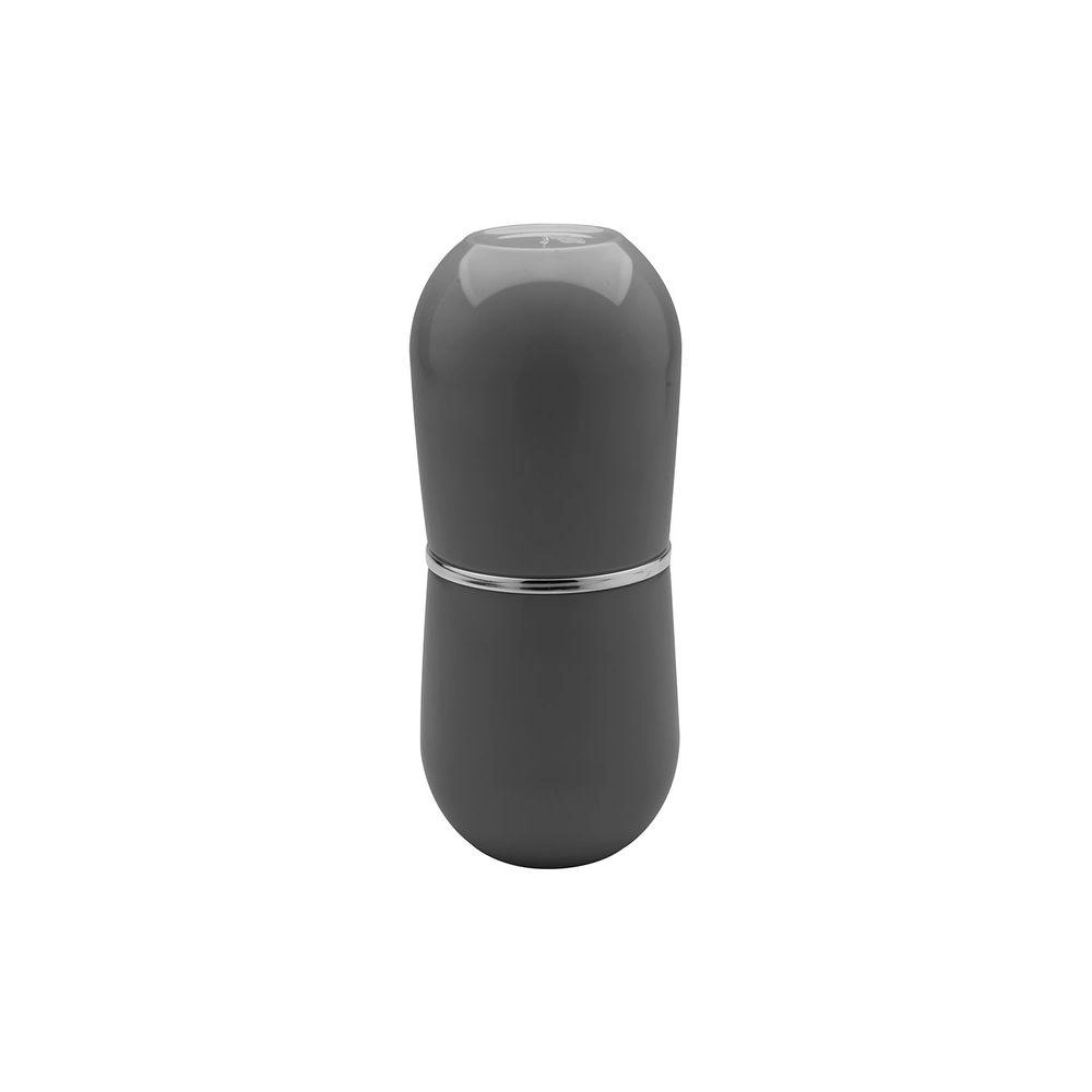 Porta Escova Cromo Belly Martiplast Ou - Chumbo 