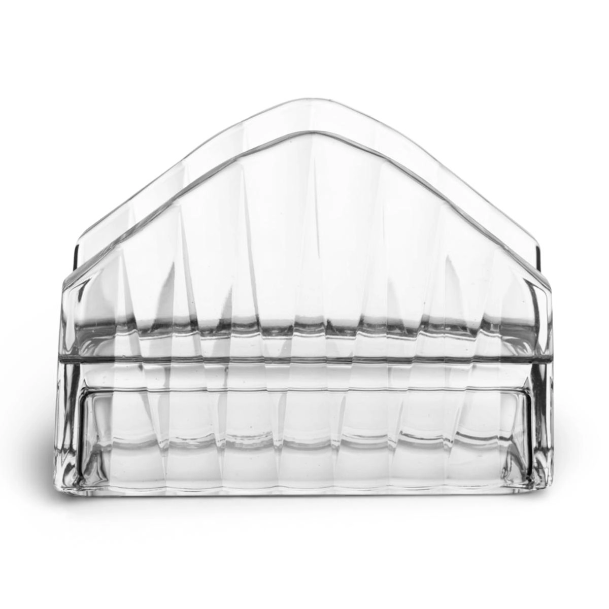 Porta Guardanapos Radial Vidro 12cm Lyor Design