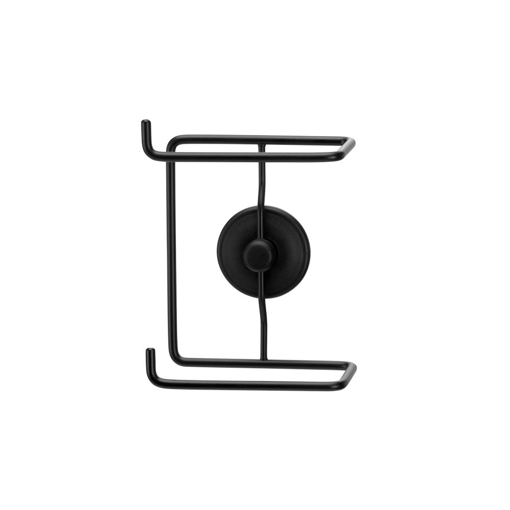 Porta Papel Higiênico Duplo Black Dupla Face Arthi - Preto