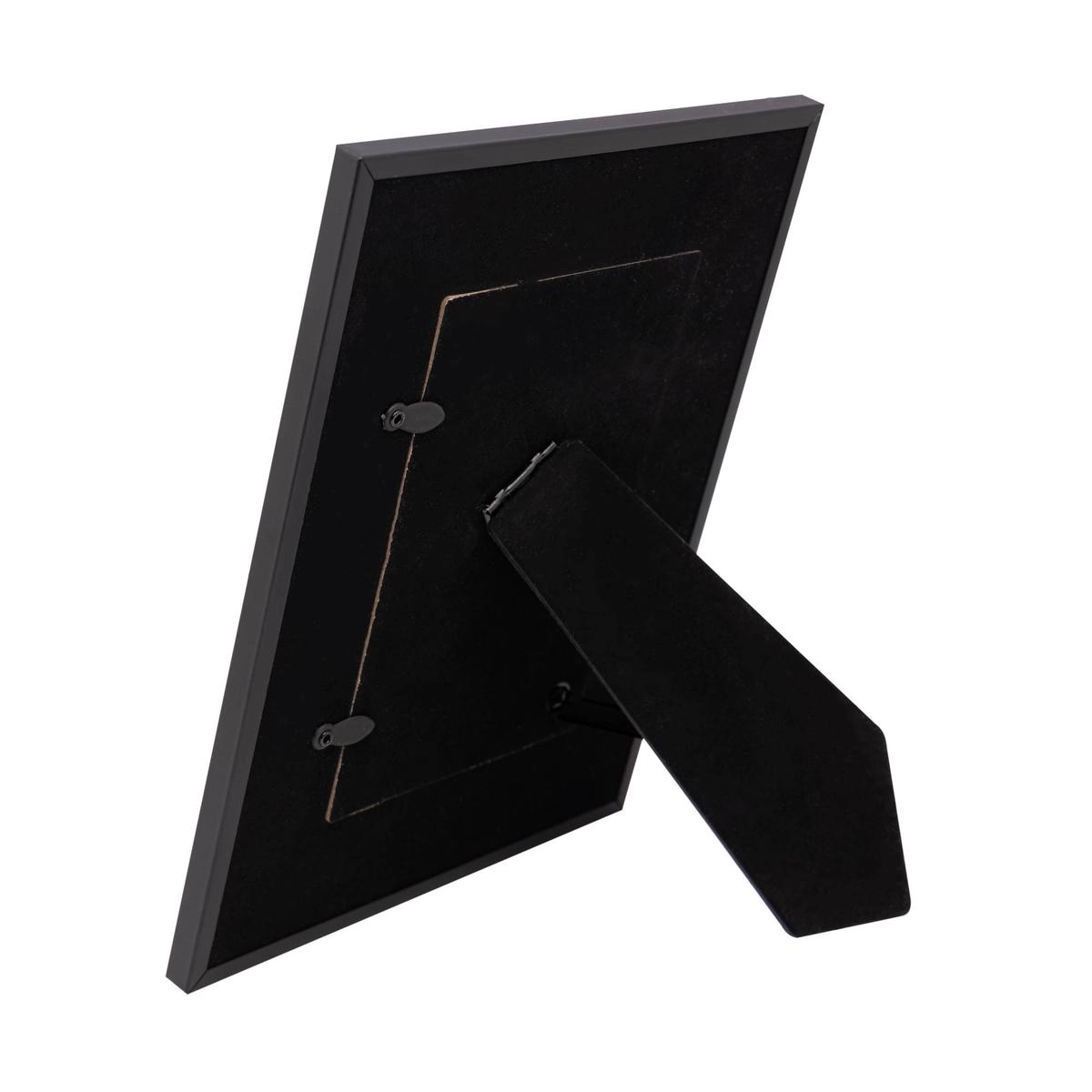 Porta Retrato 10x15 Metal C/ Palha Lyor Design - Preto