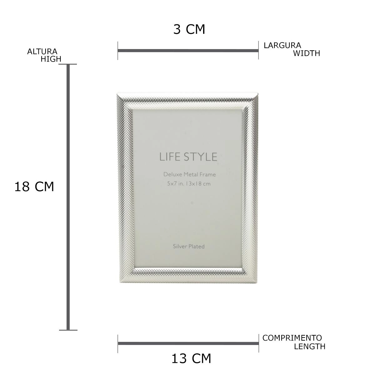 Porta Retrato 13 x 18 cm Florida Lyor Design