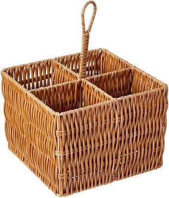 Porta Talher Yk14640 Quadrado Vertical Claro Mimo Style