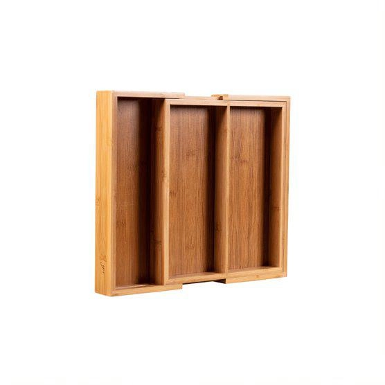 Porta Utensilios Gaveta Ajustavel 810900194 Bambu Yoi