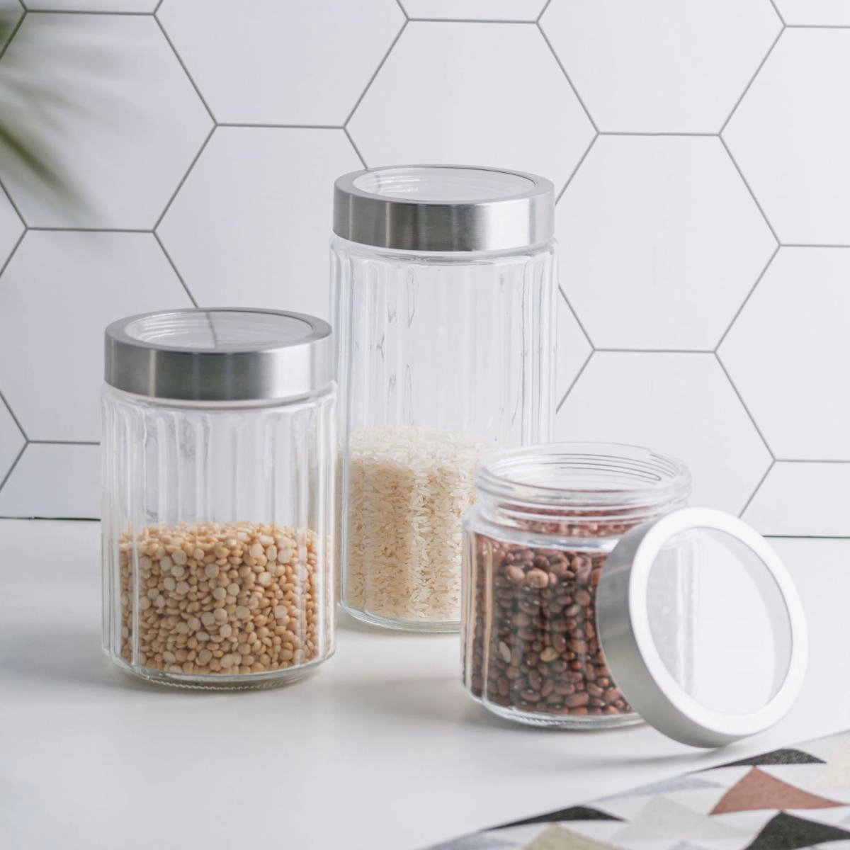 Pote Mantimentos 7117 Borossilicato 870ml Vidro Lyor Design