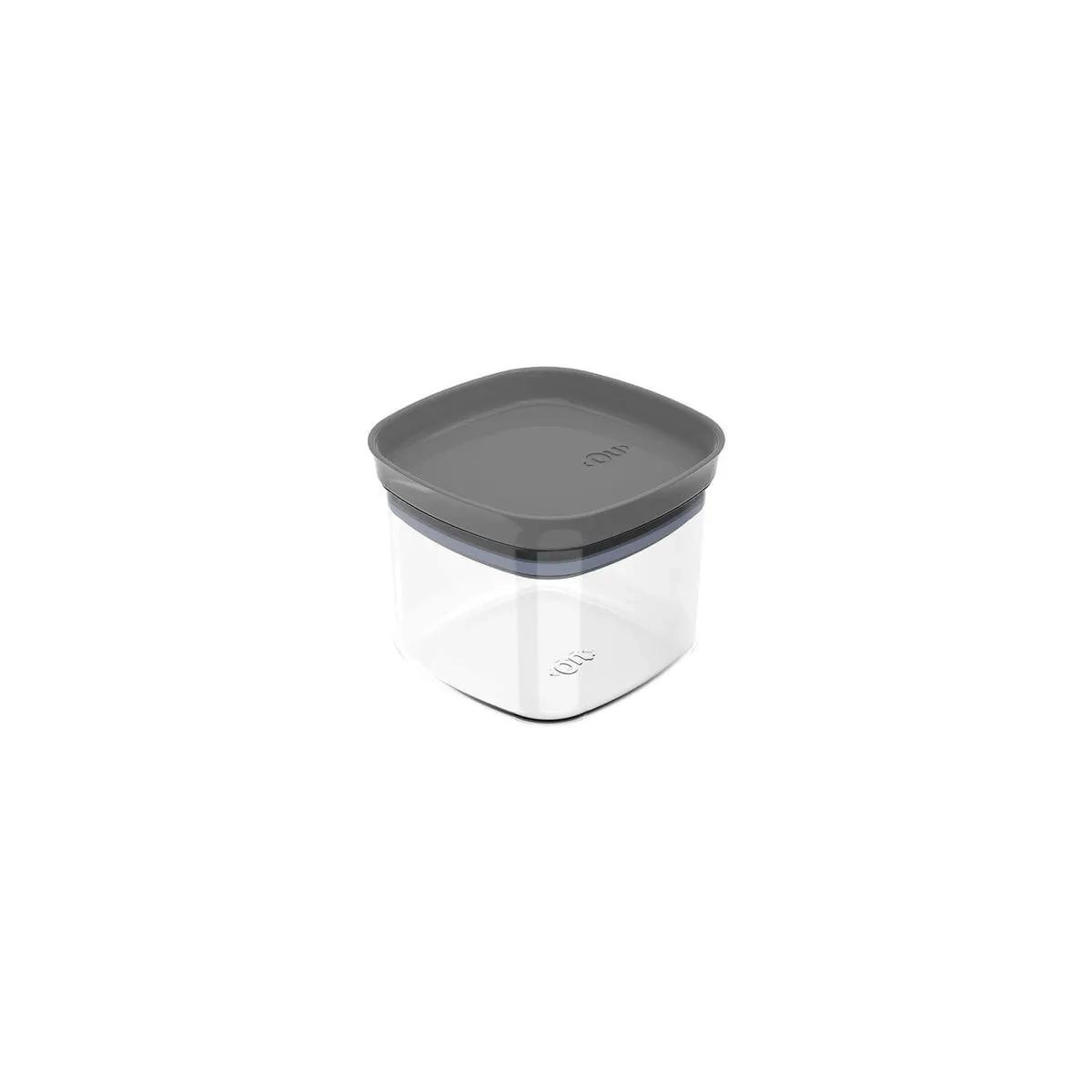 Pote hermético block maxxi 450ml empilhável com vedação em silicone chumbo - Martiplast