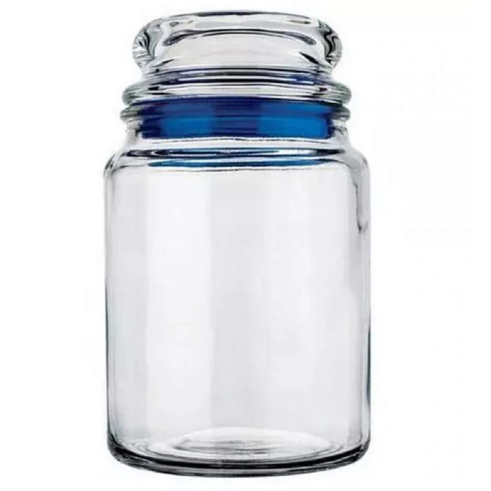 POTE MANTIMENTOS VDR1082-AZ 750ML VIDRO EURO INOX