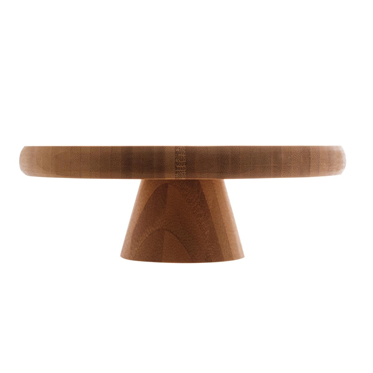 Prato Bolo C/ Pe Bambu Verona 20x7cm Lyor Design