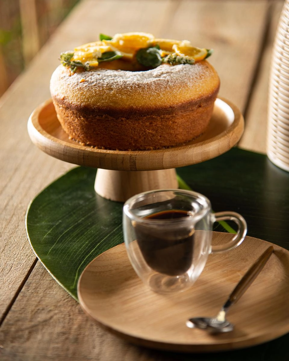 Prato Bolo C/ Pe Bambu Verona 20x7cm Lyor Design