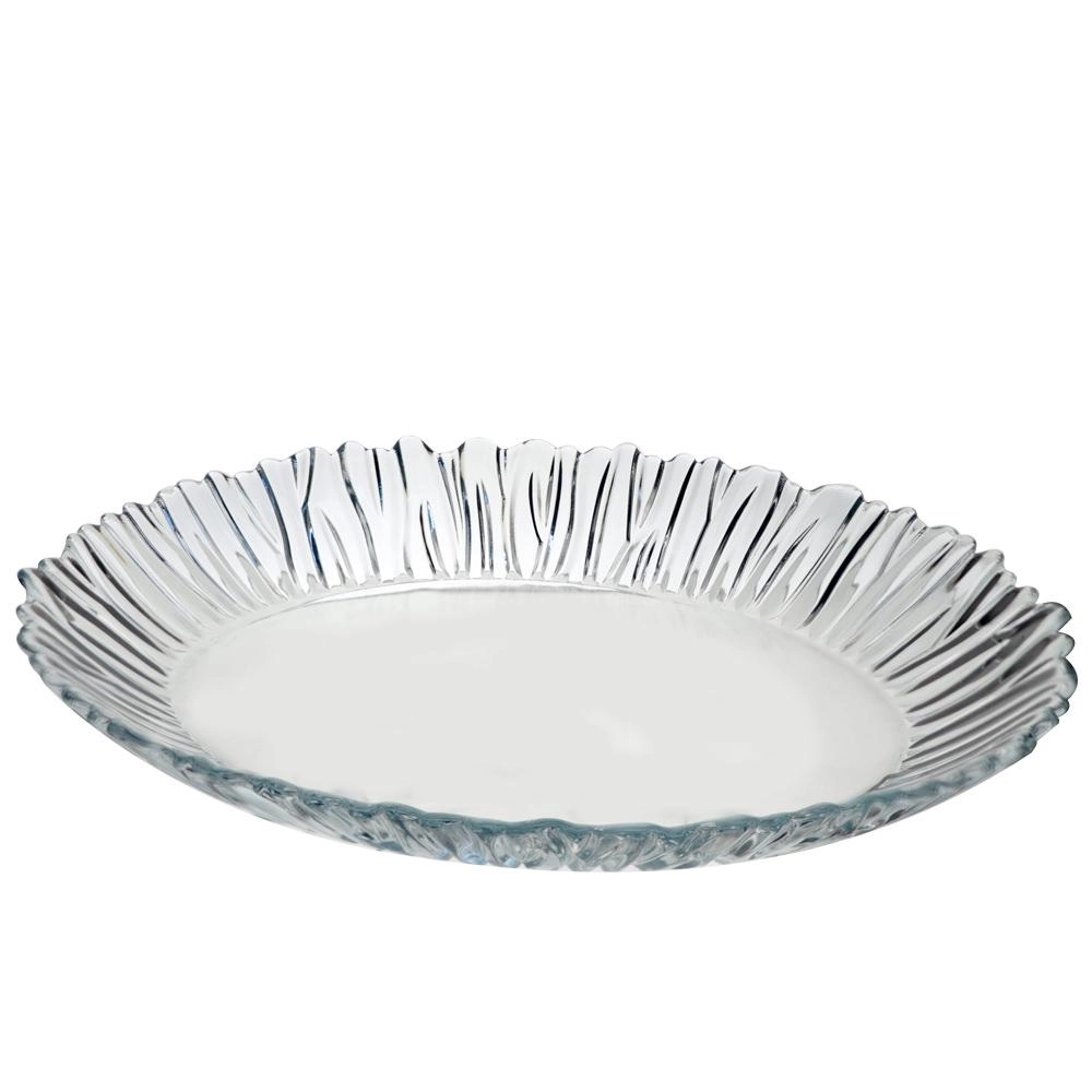 PRATO OVAL 46418 AURORA 33CM VIDRO FUUL-FIT