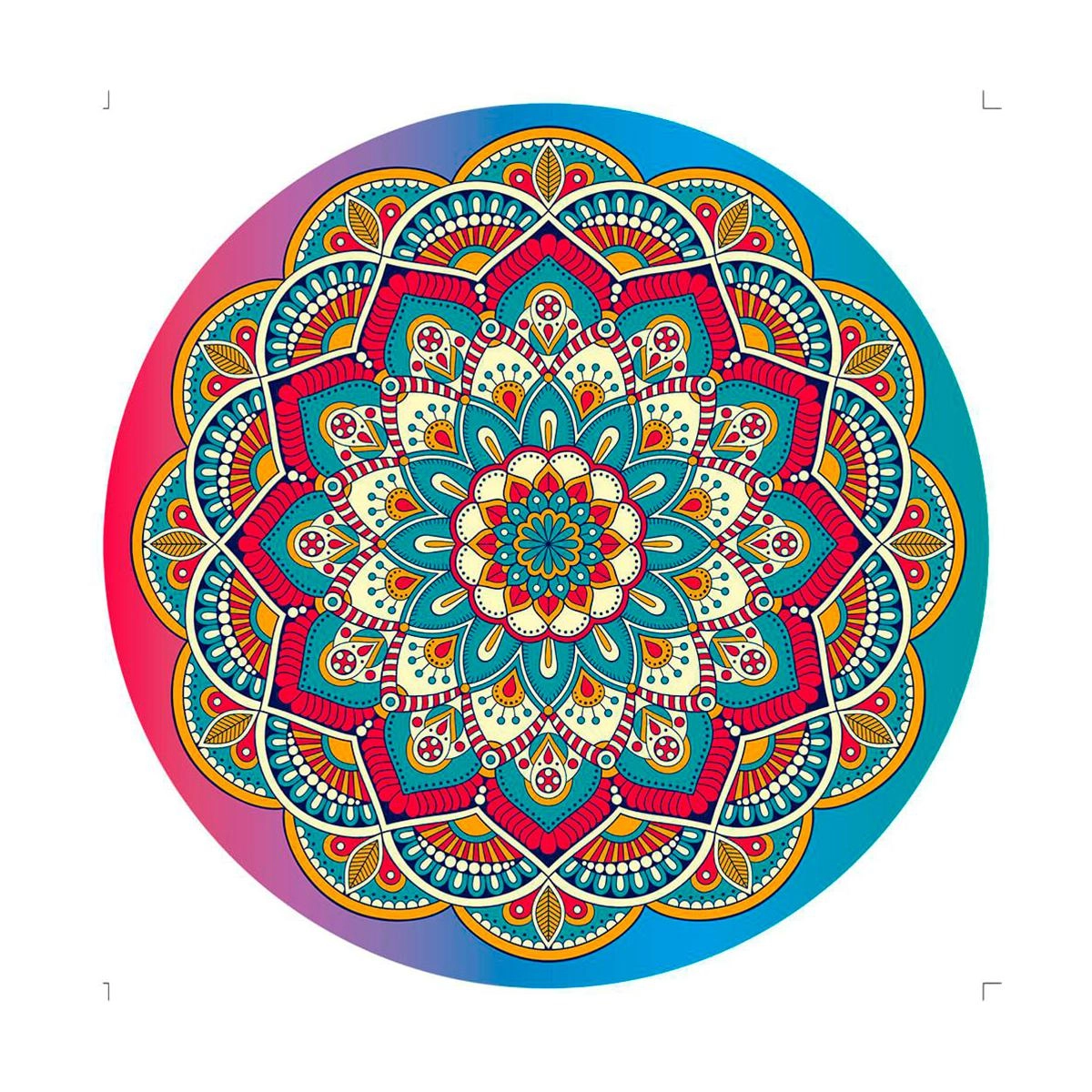 Quebra-Cabeça 600 Peças Circular Mandala Grow