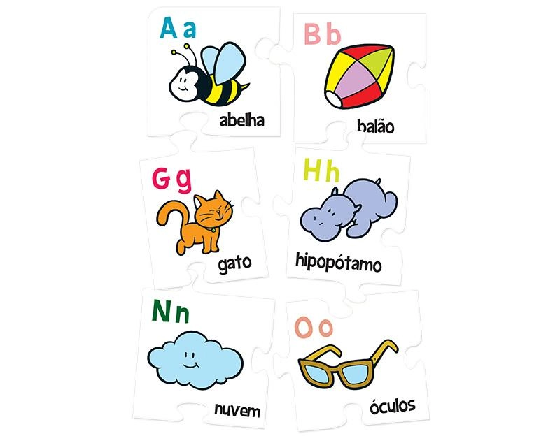 Quebra-Cabeça Montando o Alfabeto Toyster