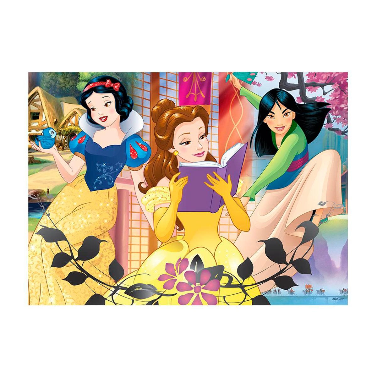 Quebra-cabeça princesas 60 peças - Grow