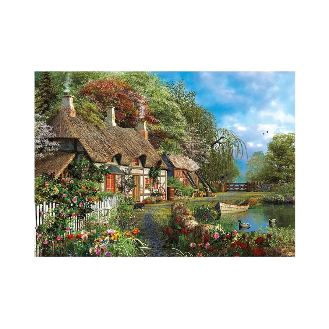 Quebra Cabeca P1000 Casa No Lago 02963 Grow