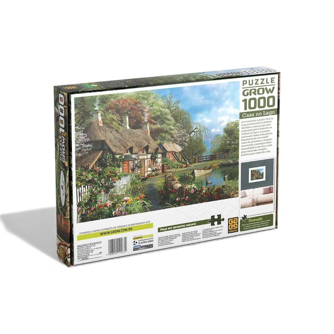 Quebra Cabeca P1000 Casa No Lago 02963 Grow