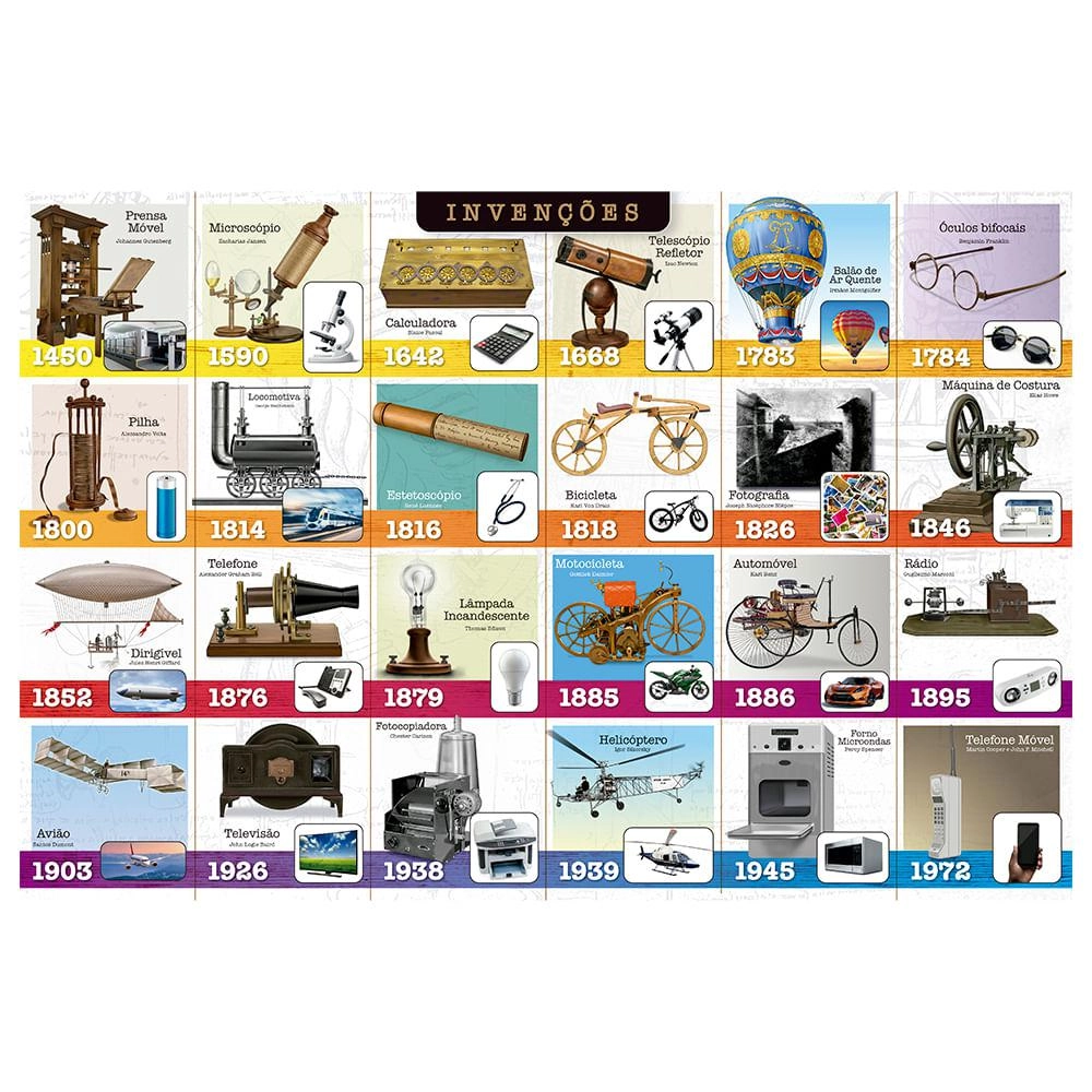 Quebra Cabeca P200 Invencoes Grow