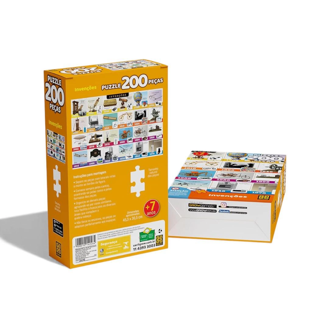 Quebra Cabeca P200 Invencoes Grow