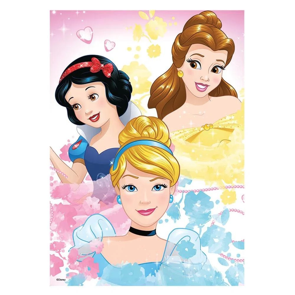 Quebra Cabeca Progressivo P16/25/49 Princesas 02162 Grow