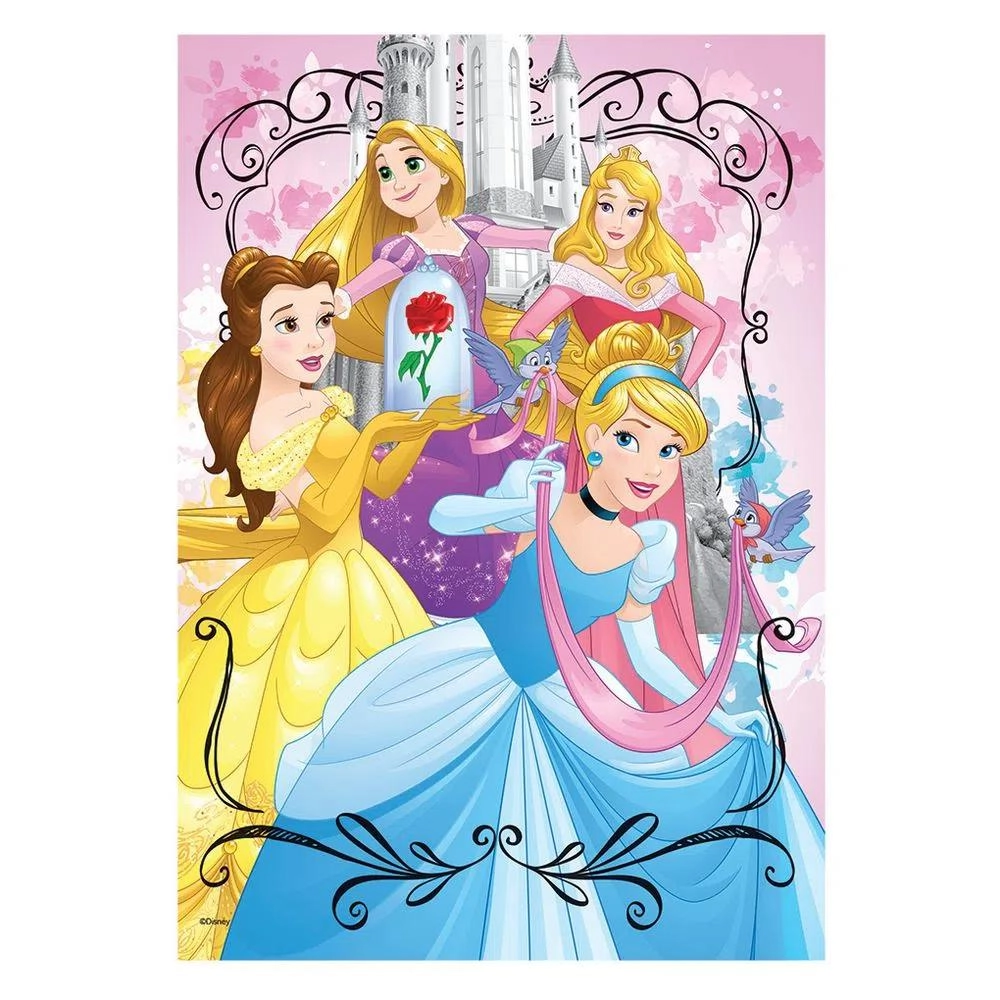 Quebra Cabeca Progressivo P16/25/49 Princesas 02162 Grow