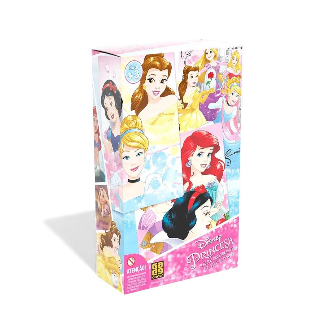 Quebra Cabeca Progressivo P16/25/49 Princesas 02162 Grow