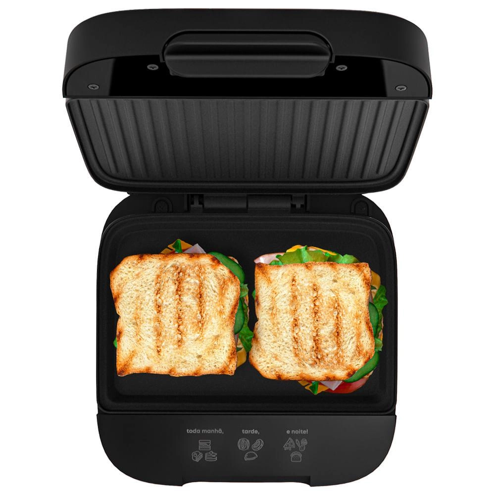 Sanduicheira Click 220V Cadence - Preto 