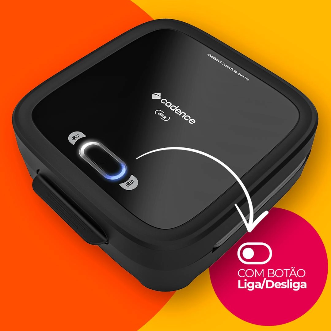Sanduicheira Click 220V Cadence - Preto 