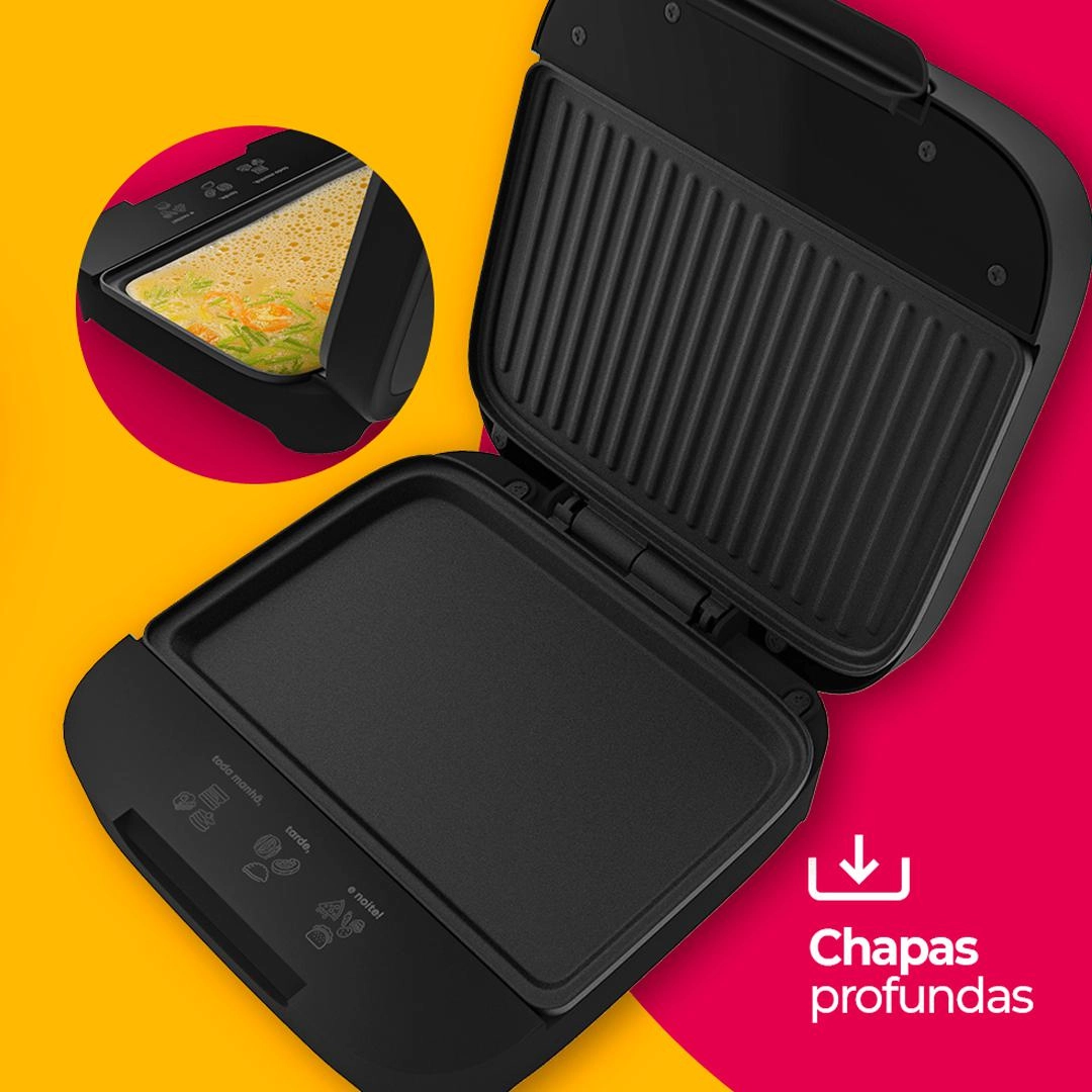 Sanduicheira Click 220V Cadence - Preto 