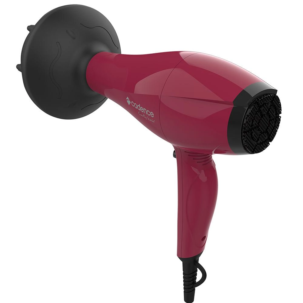 Secador Cabelos Curly Hair com Difusor 220V Cadence