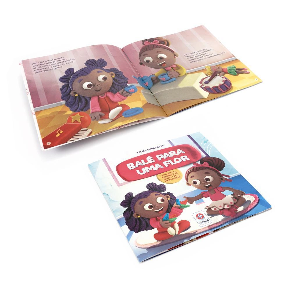 Super Massa Balé Para Uma Flor com Livro Estrela