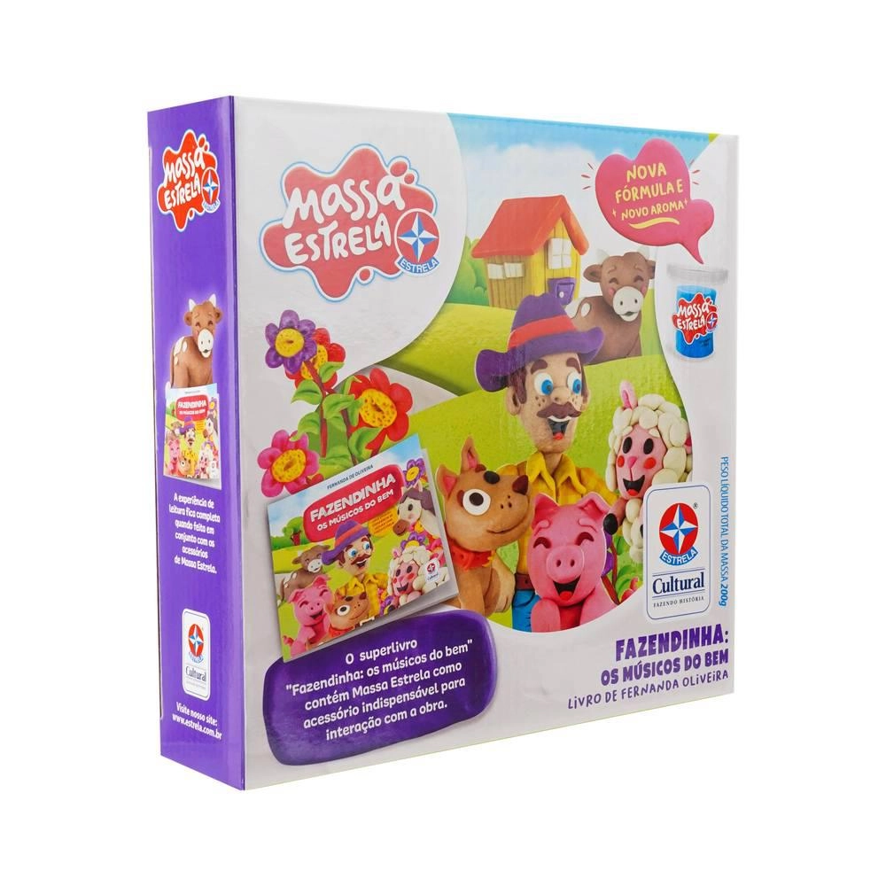 Super Massa Fazendinha com Livro Estrela