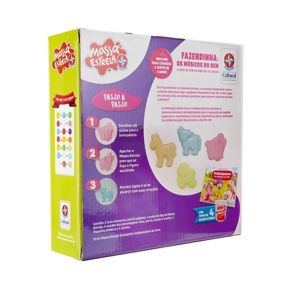 Super Massa Fazendinha com Livro Estrela