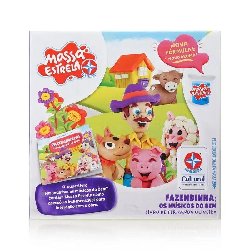 Super Massa Fazendinha com Livro Estrela