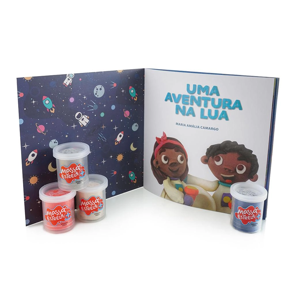 Super Massa Uma Aventura Na Lua com Livro Estrela