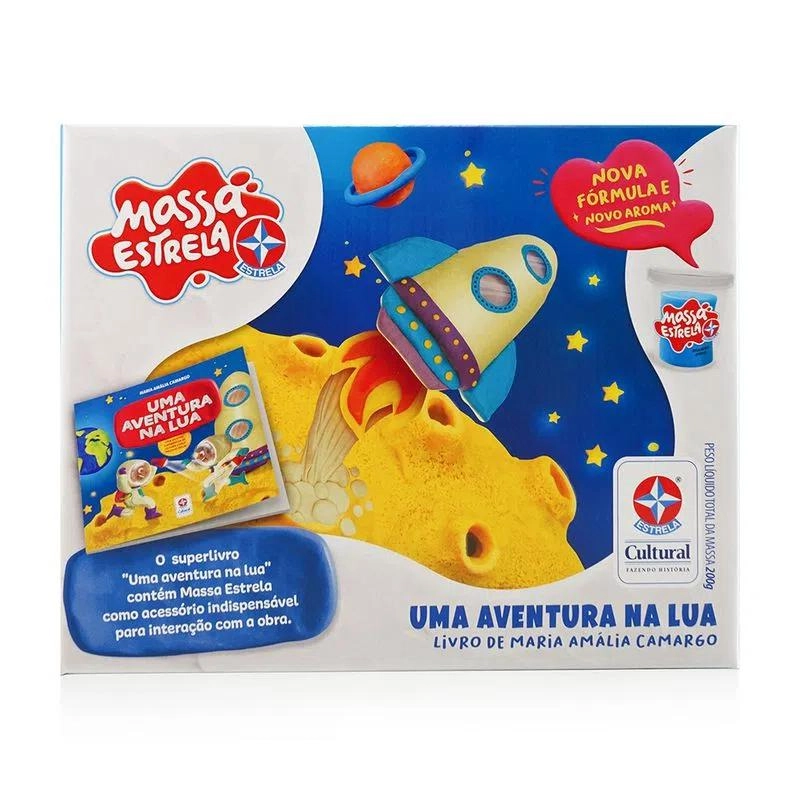 Super Massa Uma Aventura Na Lua com Livro Estrela