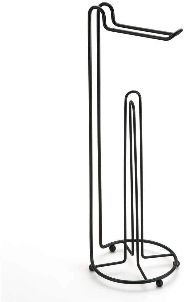 SUPORTE CHAO PAPEL HIGIENICO 2512 4 ROLOS BLACK ARTHI